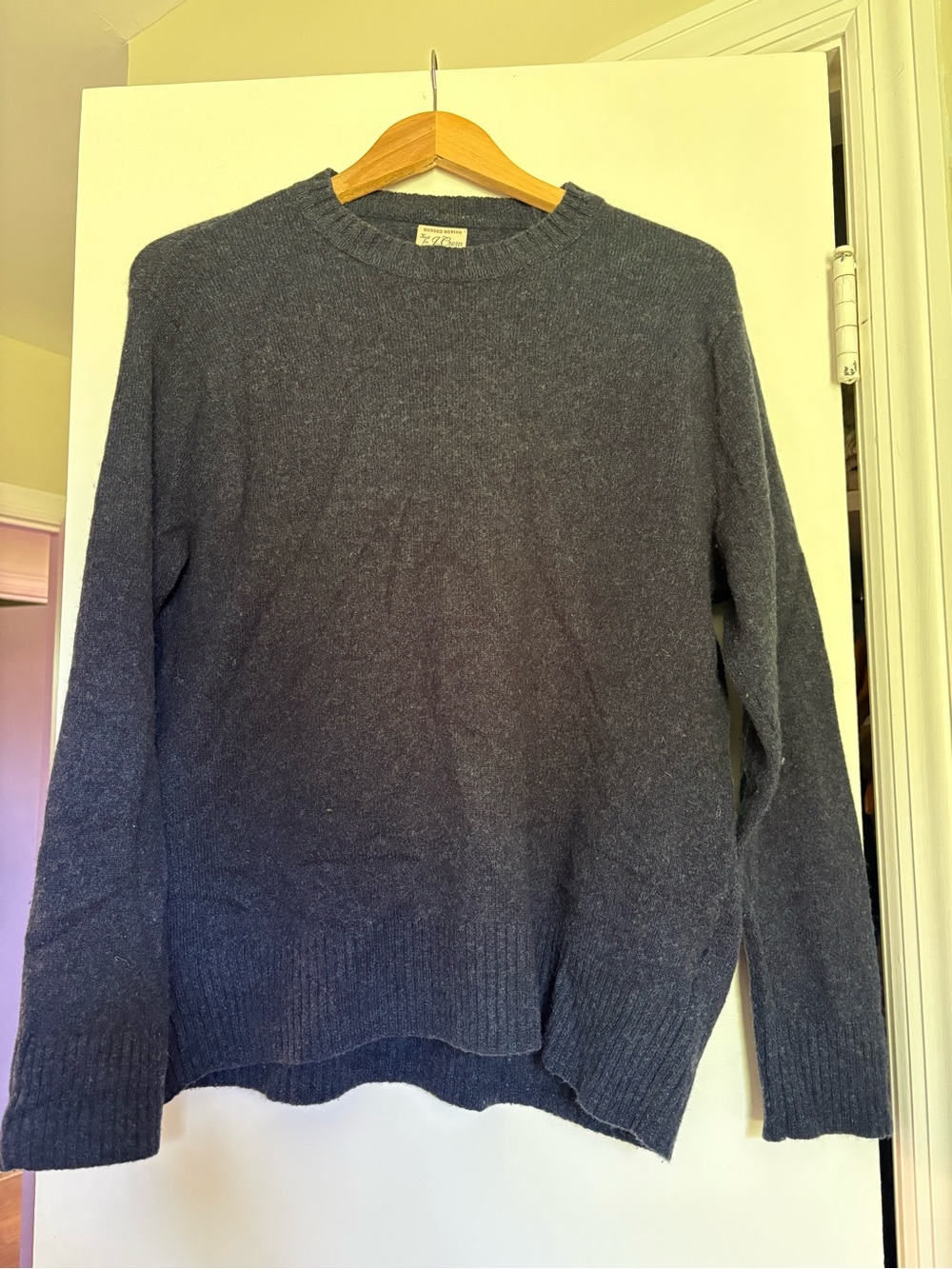 J. Crew Men's Crewneck Sweater in navy